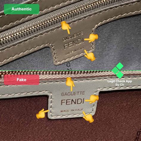 how to spot a fake fendi handbag|vintage fendi bags authenticity.